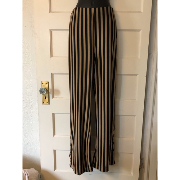Zara Striped Flowy Pants - Picture 5 of 6